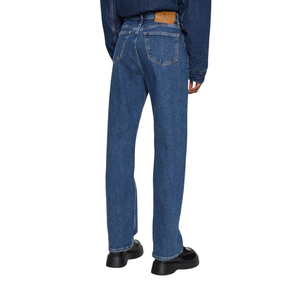 Blue Cotton Mom Jean Calvin Klein Jeans