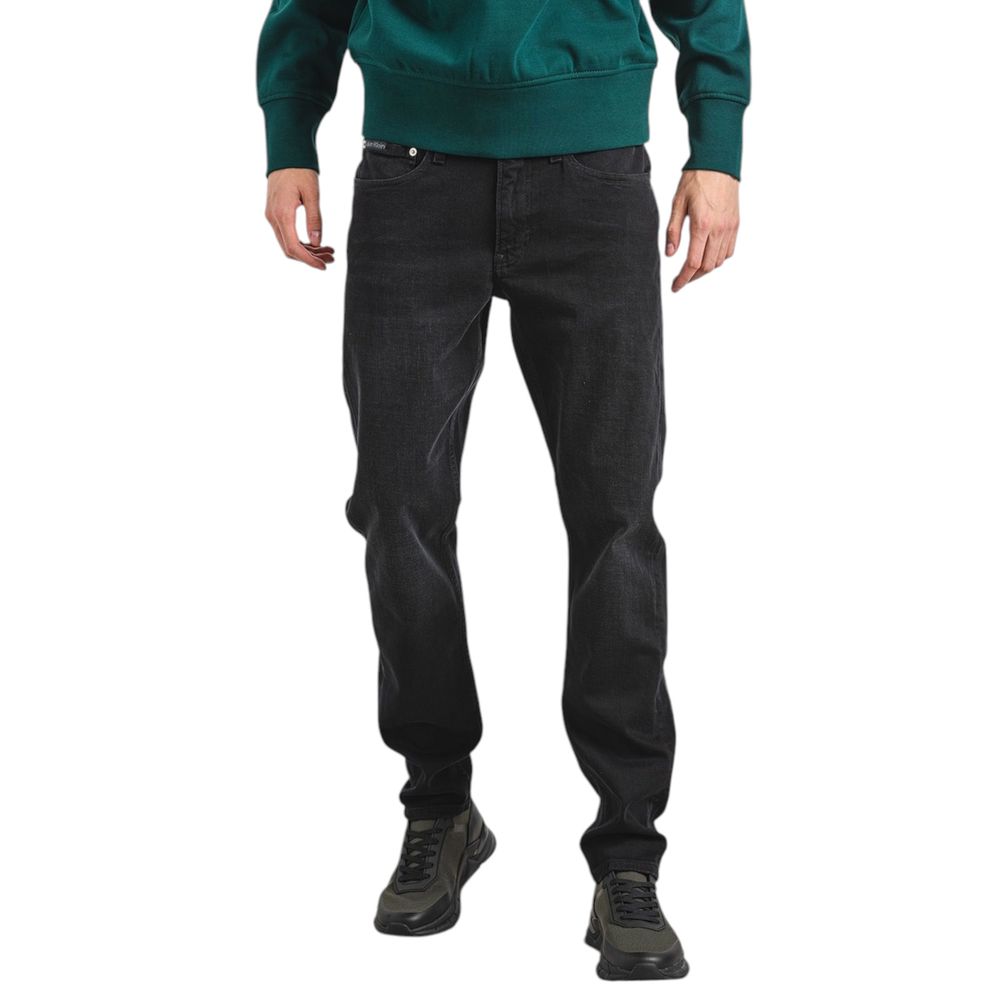 Black Cotton Slim Fit Jean Calvin Klein Jeans