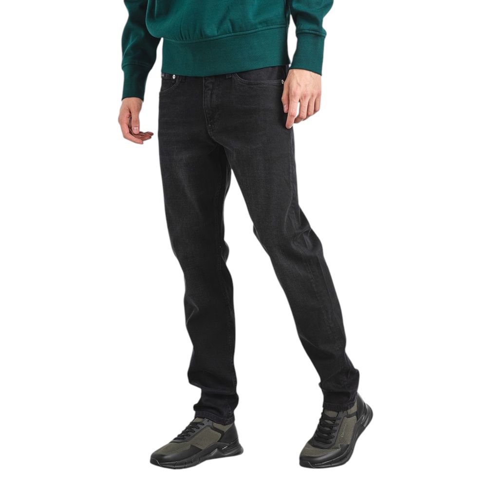 Black Cotton Slim Fit Jean Calvin Klein Jeans