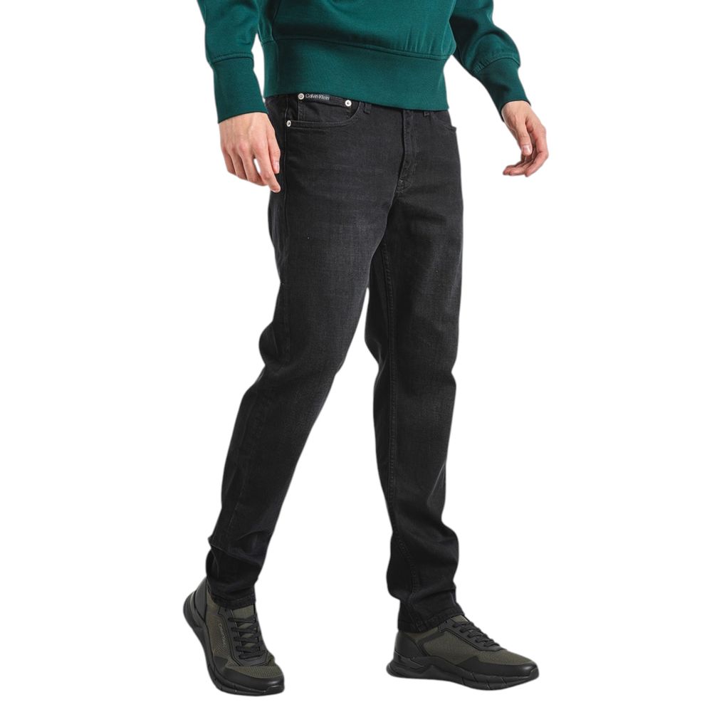 Black Cotton Slim Fit Jean Calvin Klein Jeans