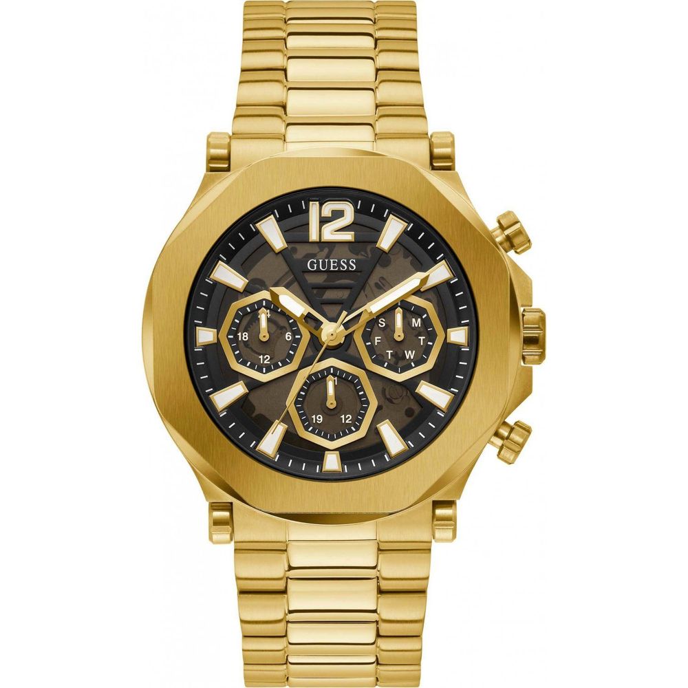 Gold Stainless Steel Watch Guess