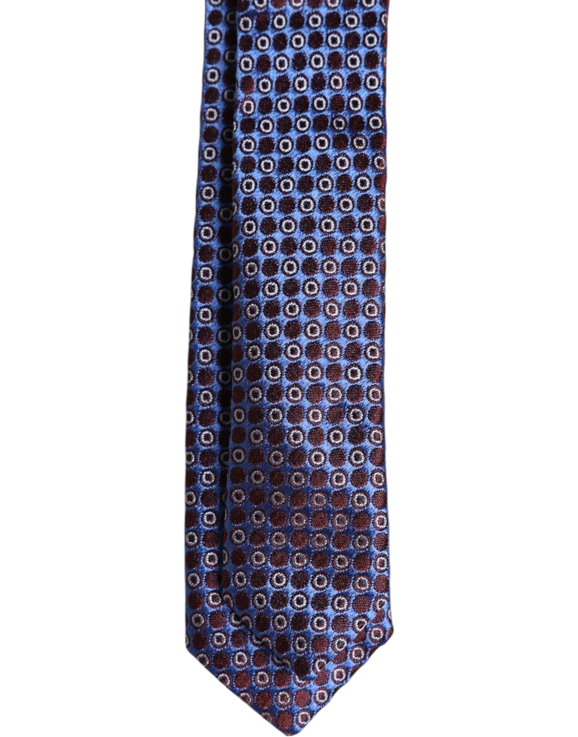 Multicolor Circles Silk Adjustable Necktie Tie Dolce & Gabbana