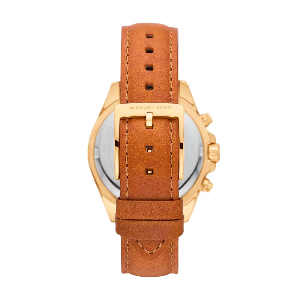Brown Leather Watch Michael Kors