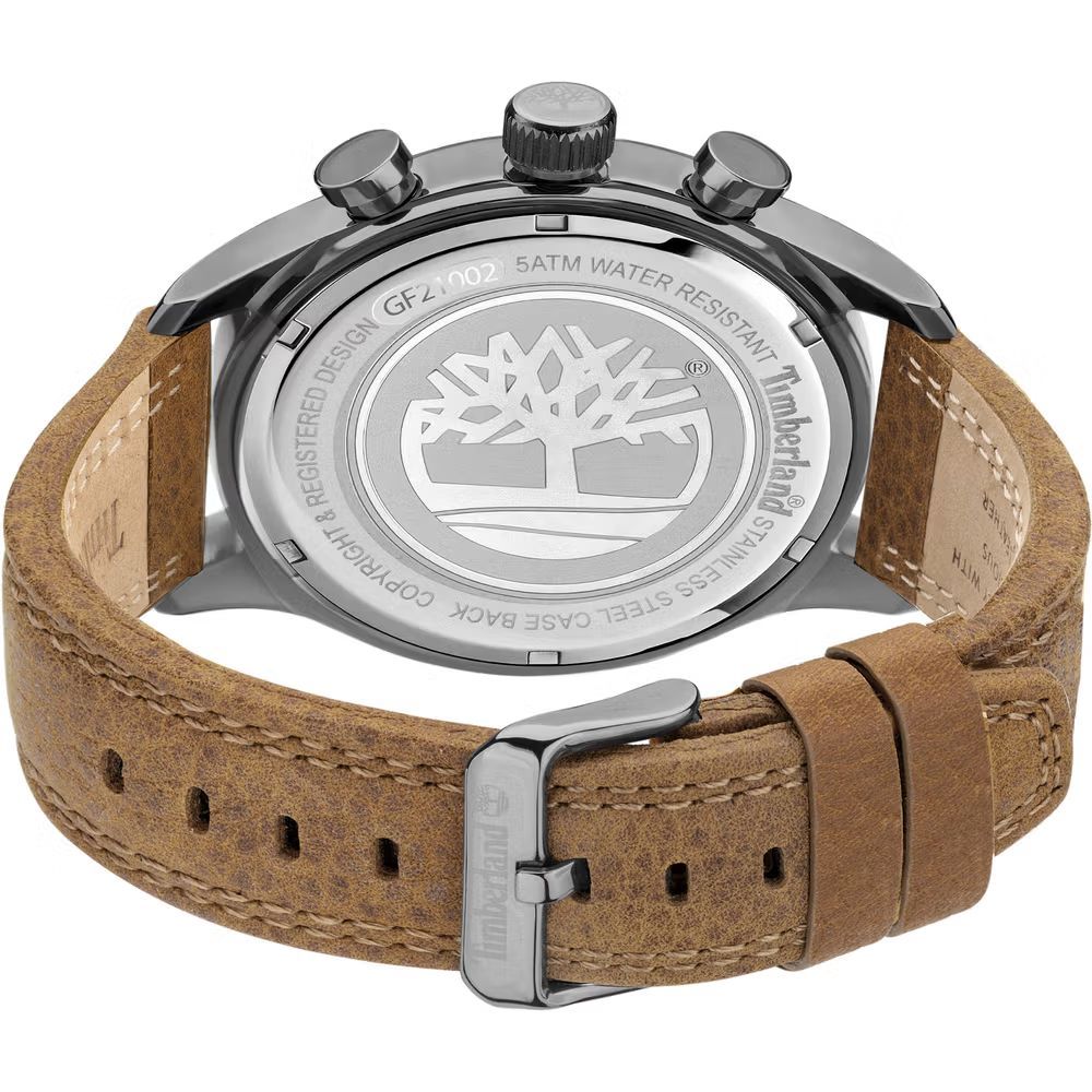 Brown Leather Watch Timberland