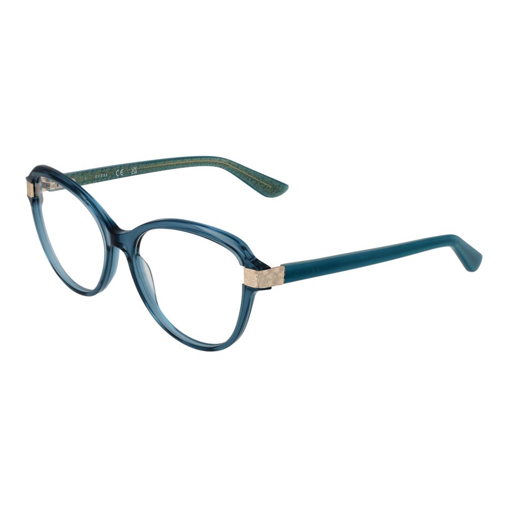 Turquoise Women Glasses Frame Guess