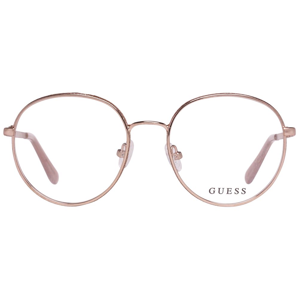 Gold Women Glasses Frame Guess