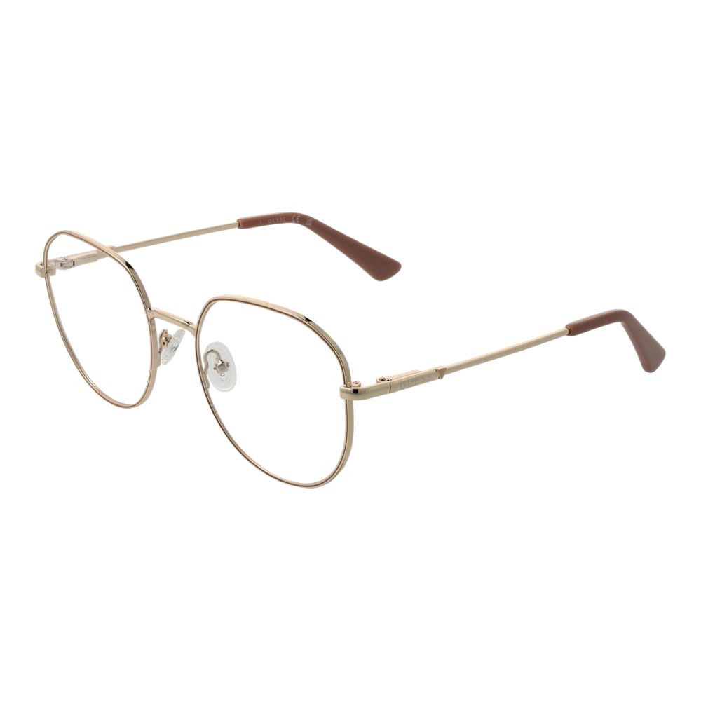 Gold Women Glasses Frame Guess