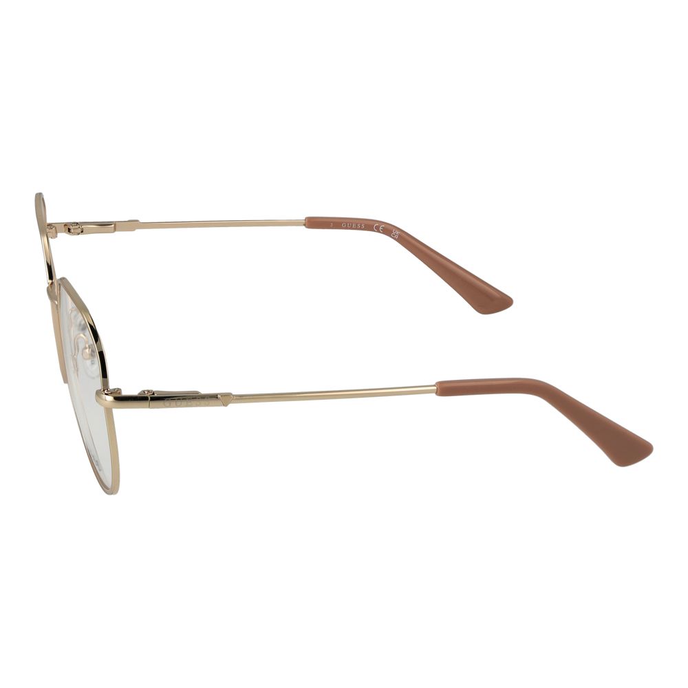 Gold Women Glasses Frame Guess