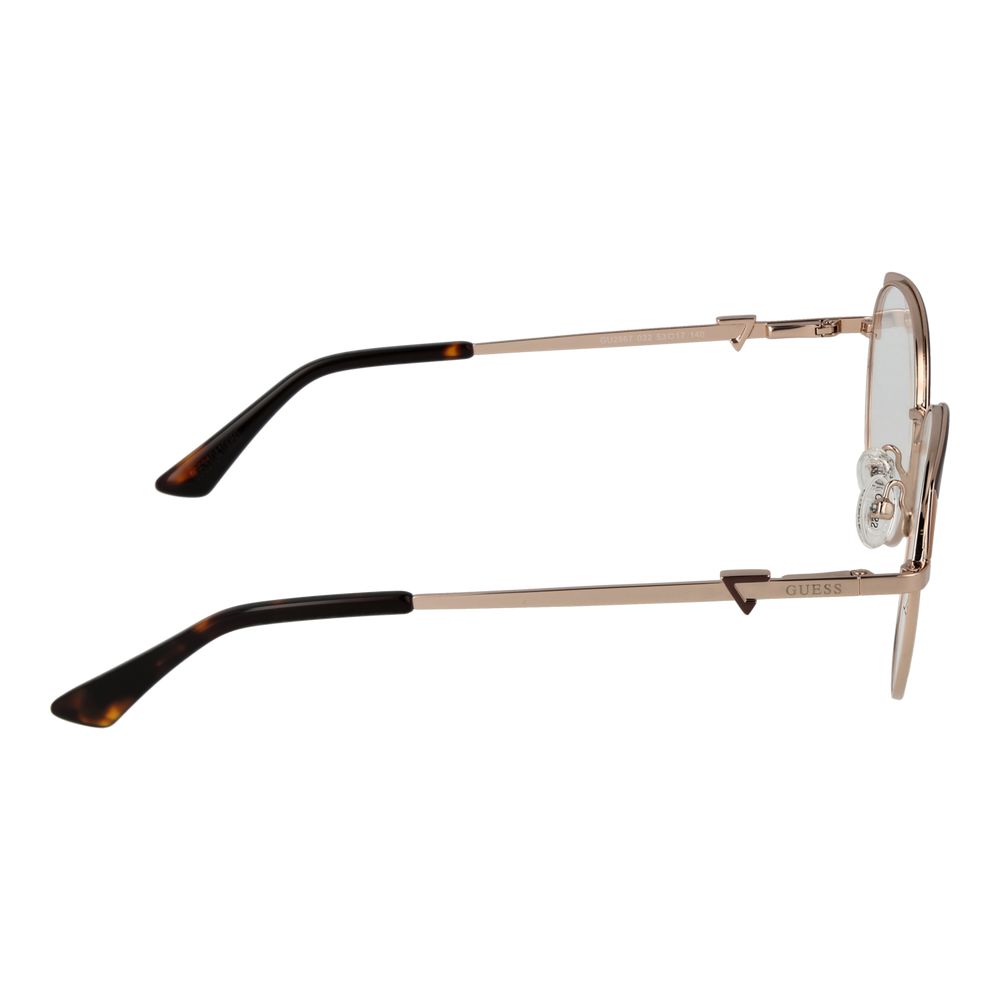 Gold Women Glasses Frame Guess
