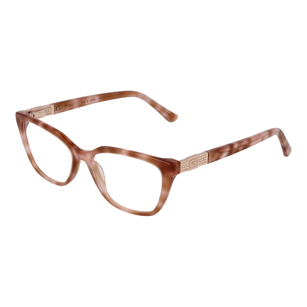 Beige Women Glasses Frame Guess