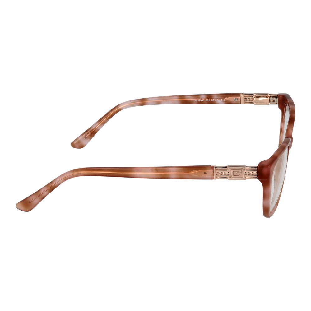 Beige Women Glasses Frame Guess