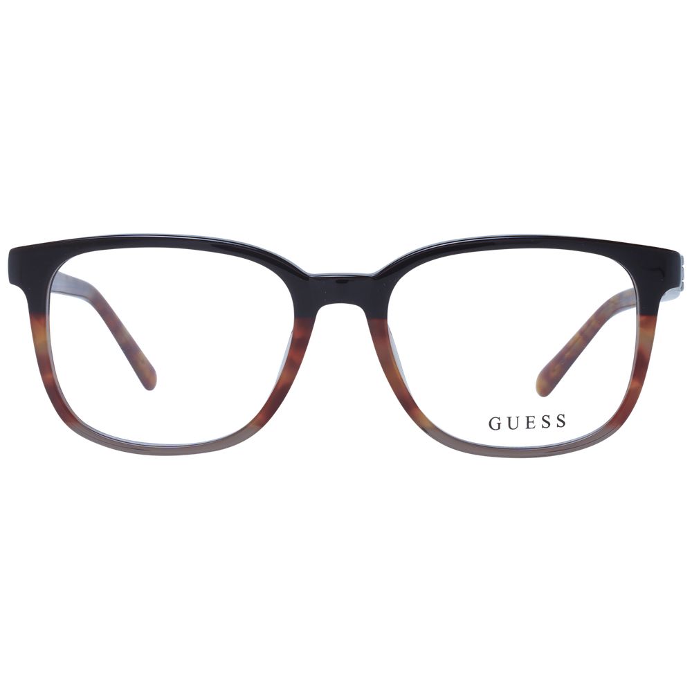 Brown Men Glasses Frame Guess