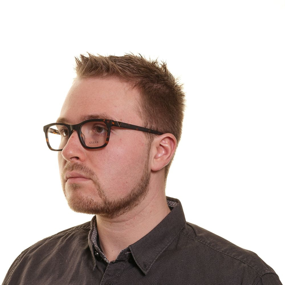 Brown Men Glasses Frame Guess