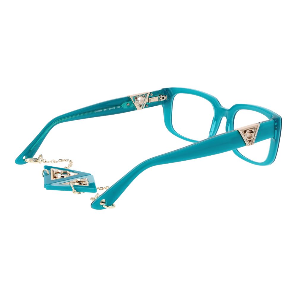 Turquoise Women Glasses Frame Guess