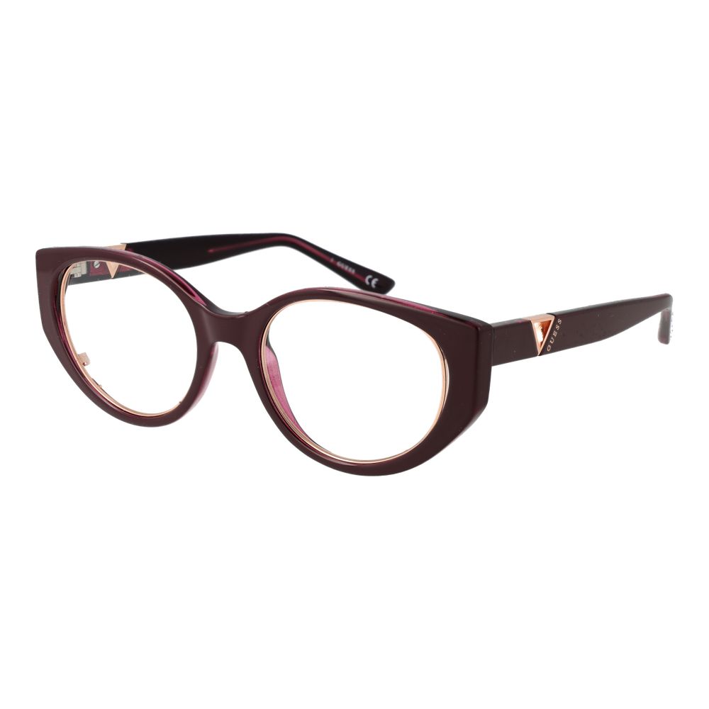 Burgundy Women Glasses Frame Guess