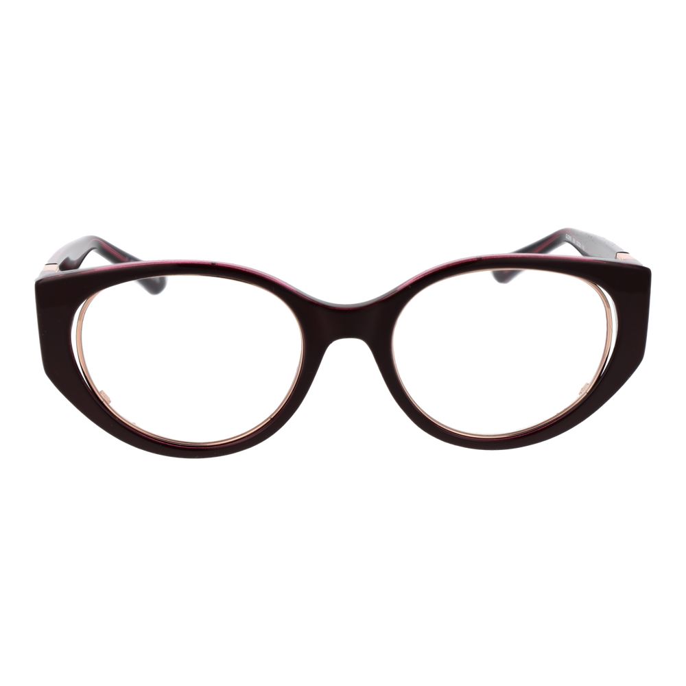 Burgundy Women Glasses Frame Guess