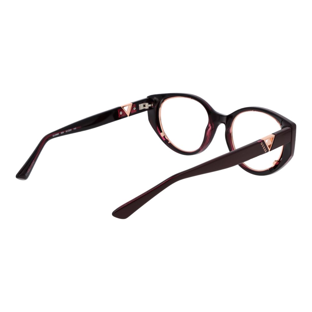 Burgundy Women Glasses Frame Guess