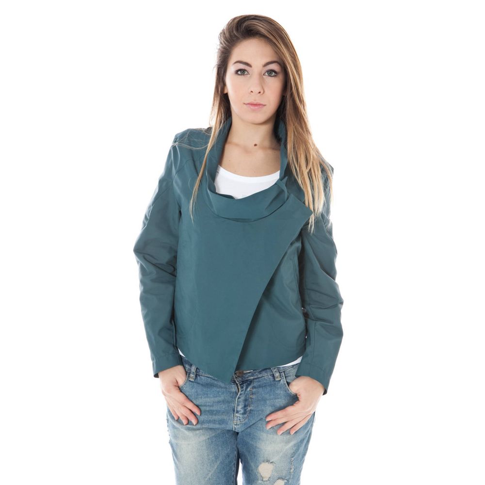 Green Polyamide Women Jacket Calvin Klein