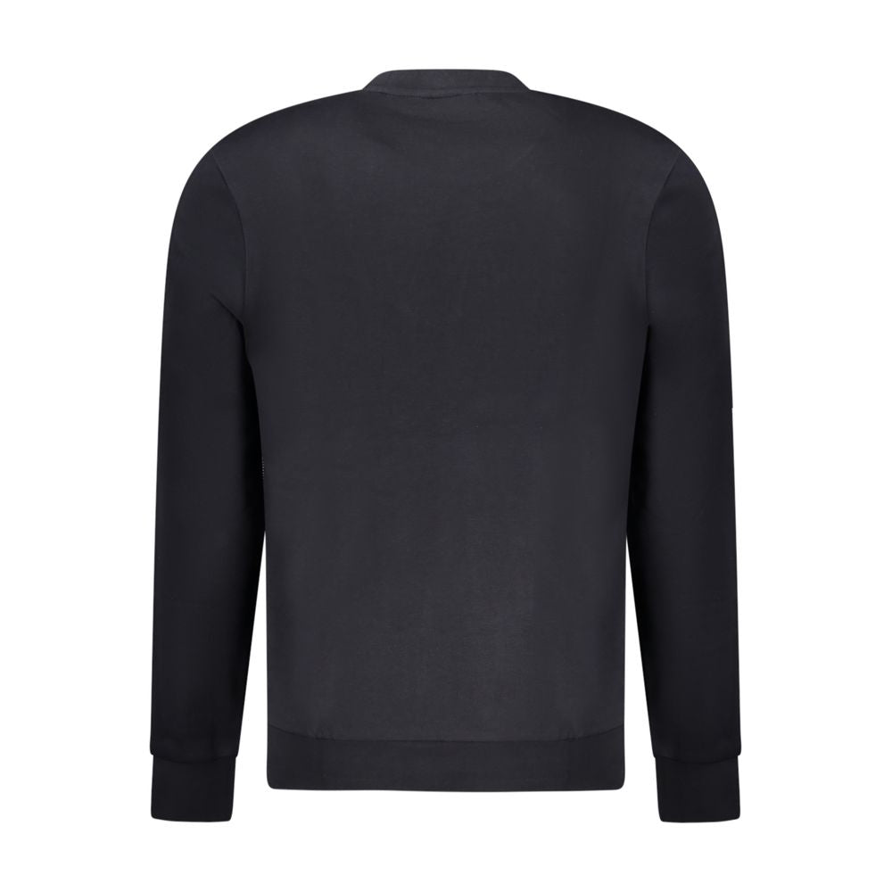 Black Cotton Men Sweater Napapijri