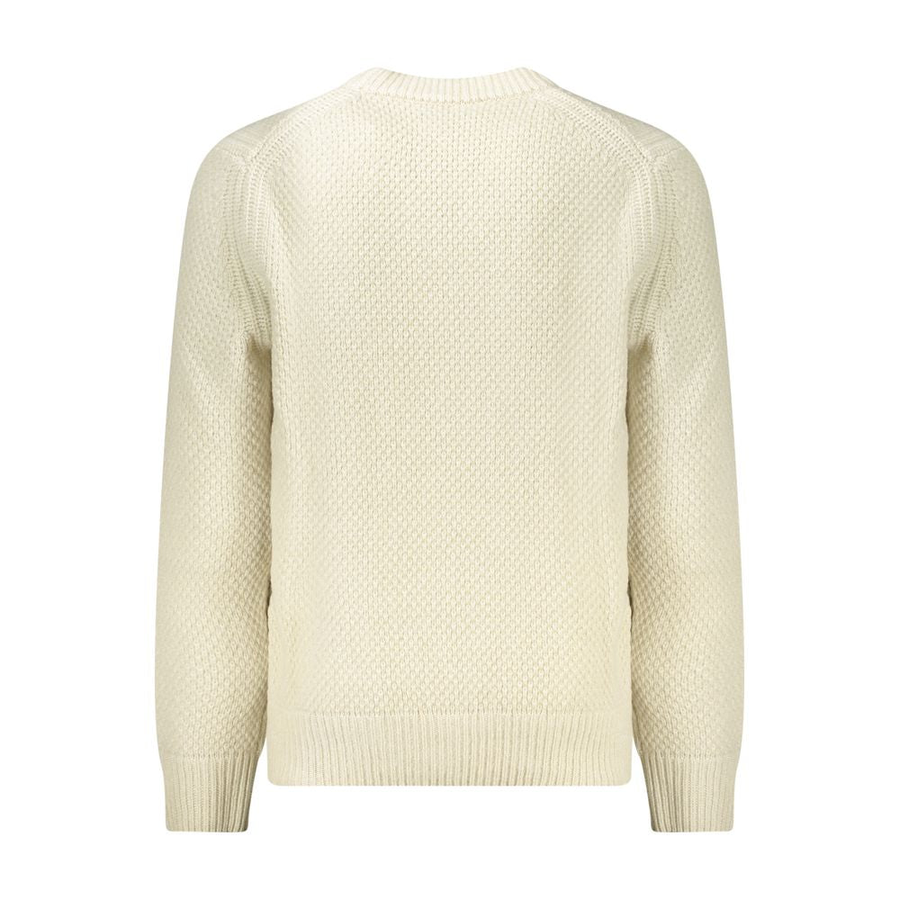 Beige Wool Men Sweater Hugo Boss