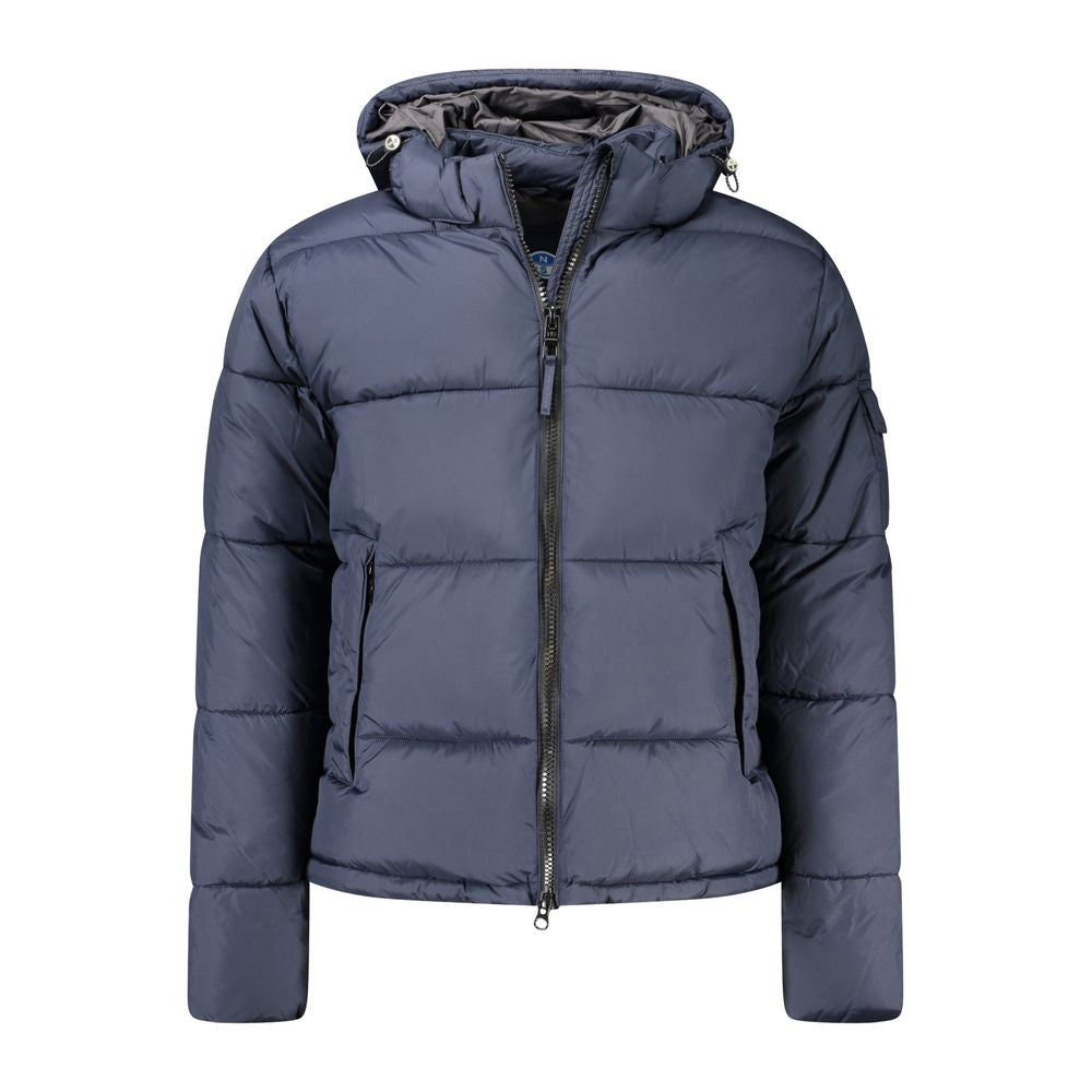 Blue Polyester Men Jacket North Sails