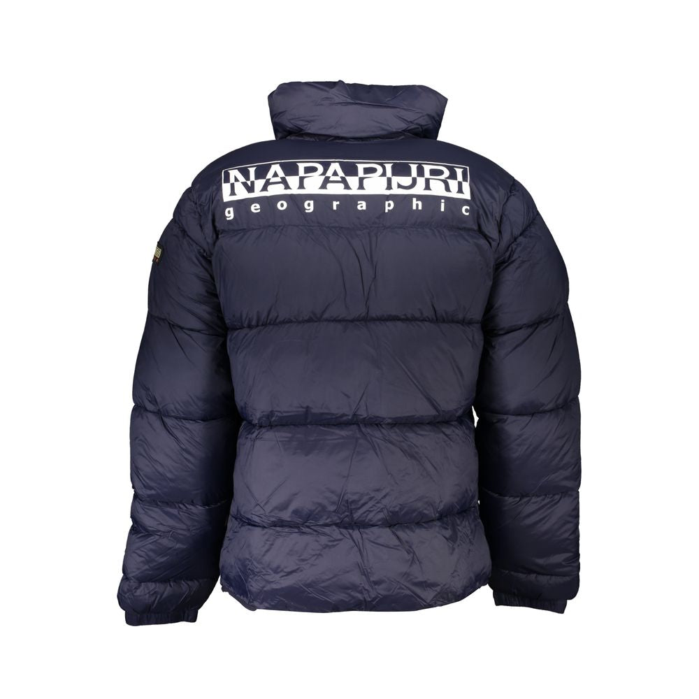 Blue Polyamide Men's Jacket Napapijri