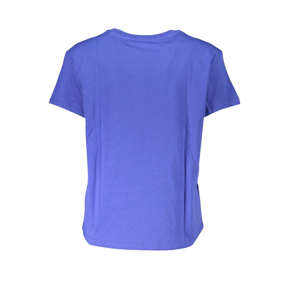 Blue Cotton Women T-Shirt Patrizia Pepe