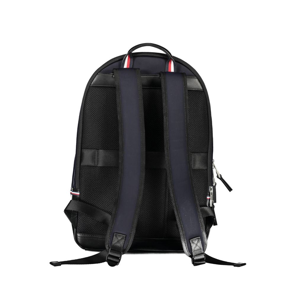 Blue Polyethylene Men Backpack Tommy Hilfiger
