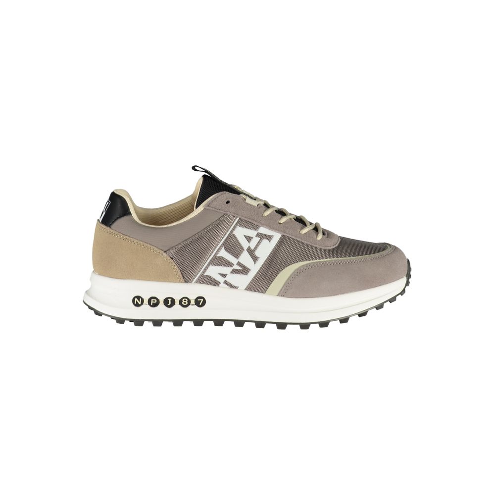 Sleek Laced Sports Sneakers with Contrast Accents Napapijri