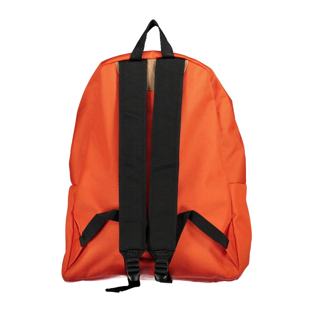 Eco-Chic Orange Backpack for the Modern Explorer Napapijri