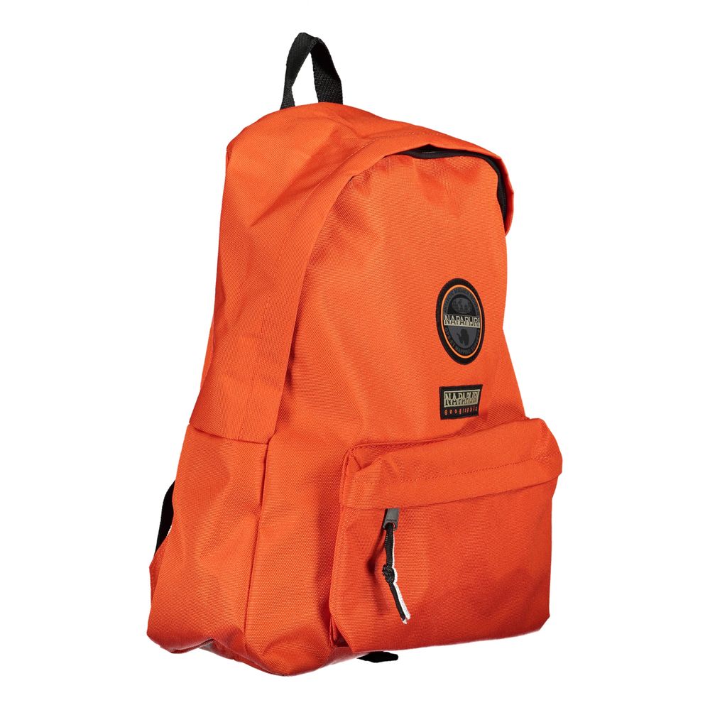 Eco-Chic Orange Backpack for the Modern Explorer Napapijri