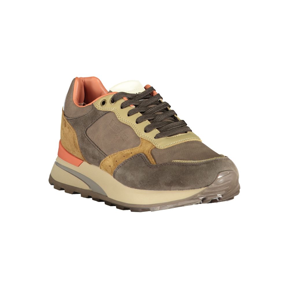 Brown Polyethylene Men Sneaker Blauer