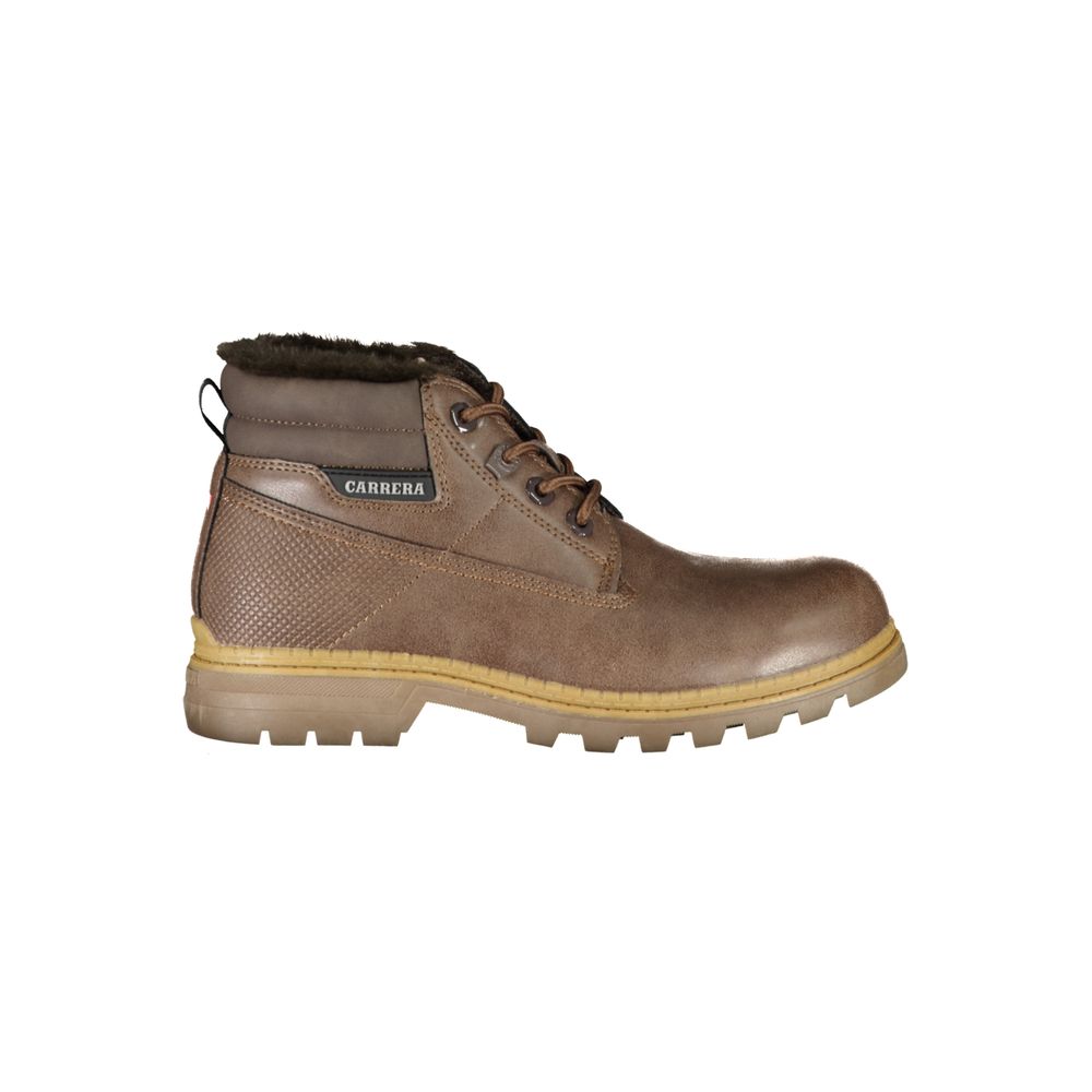 Brown Polyester Women's Boot Carrera