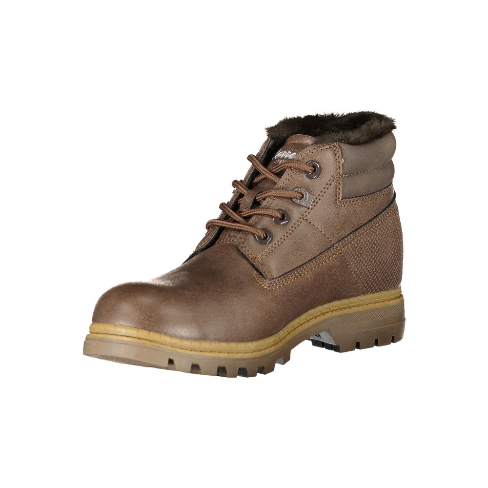 Brown Polyester Women's Boot Carrera