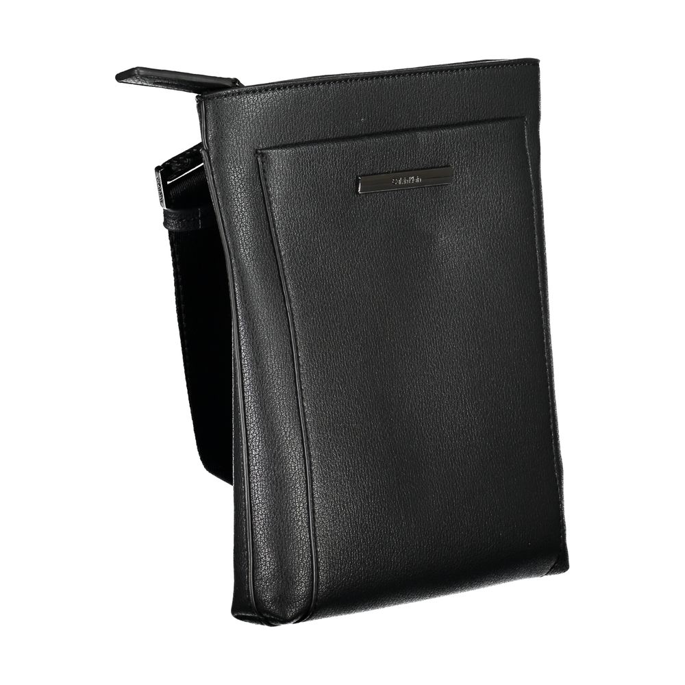 Elegant Black Shoulder Bag with Contrasting Details Calvin Klein