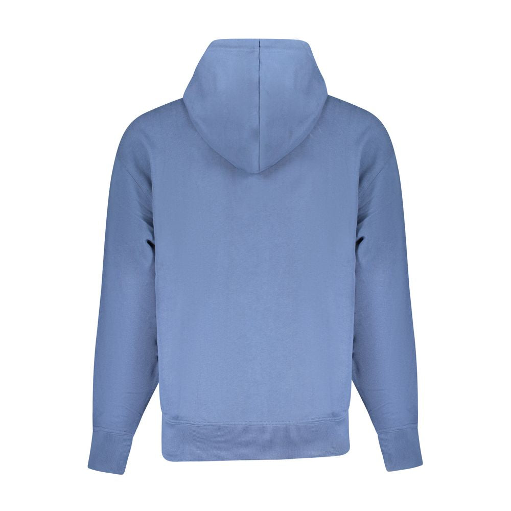 Blue Cotton Men Sweater Hugo Boss