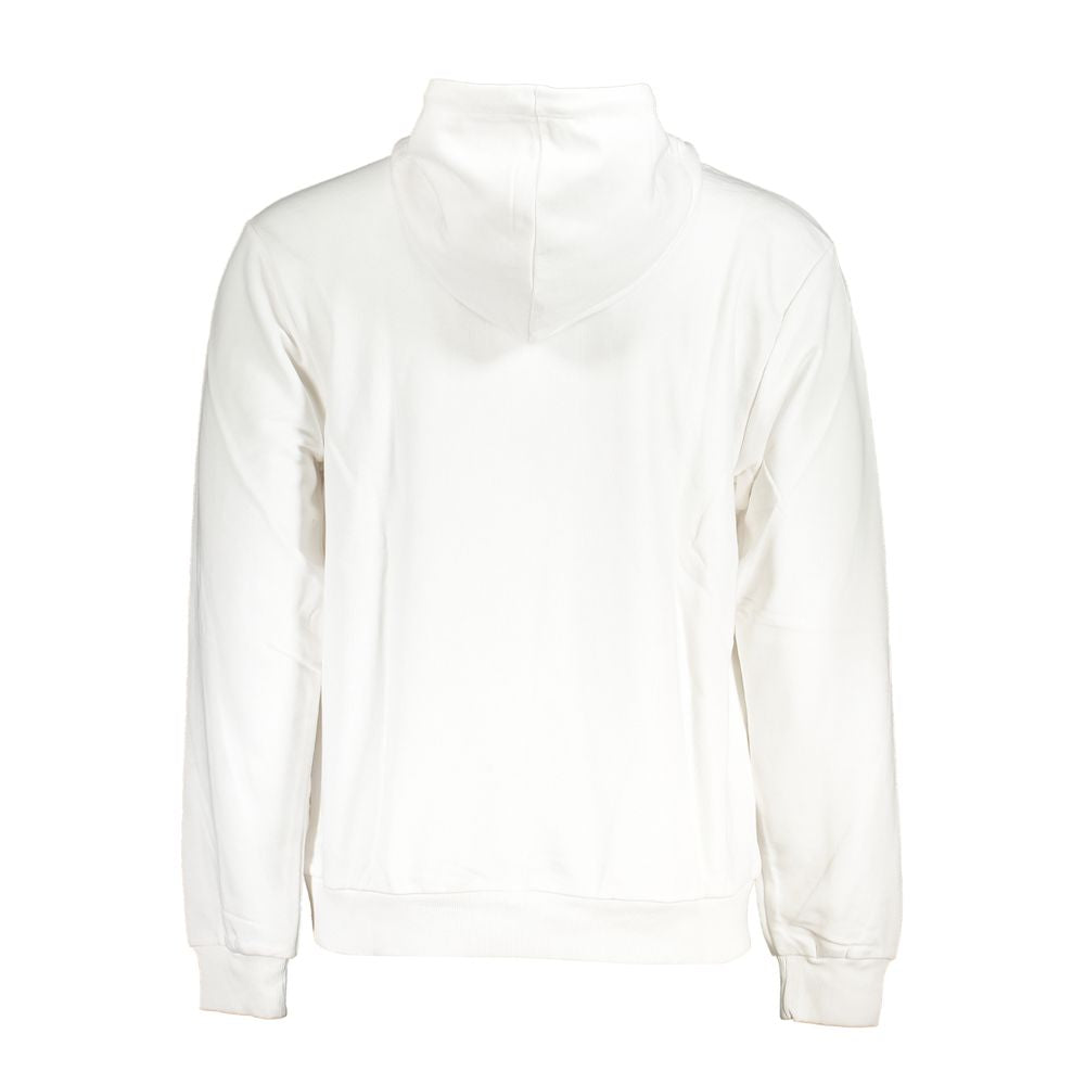 White Cotton Men Sweater Fila