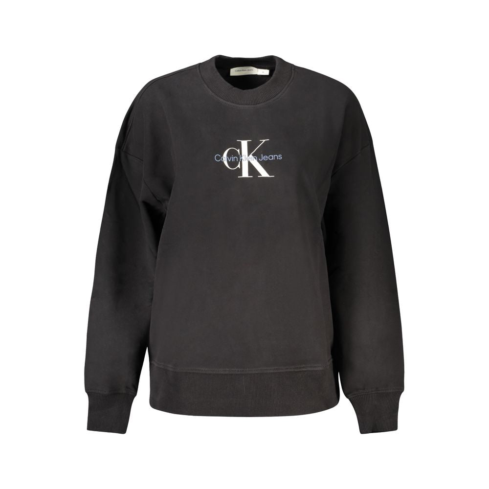 Black Cotton Women Sweater Calvin Klein