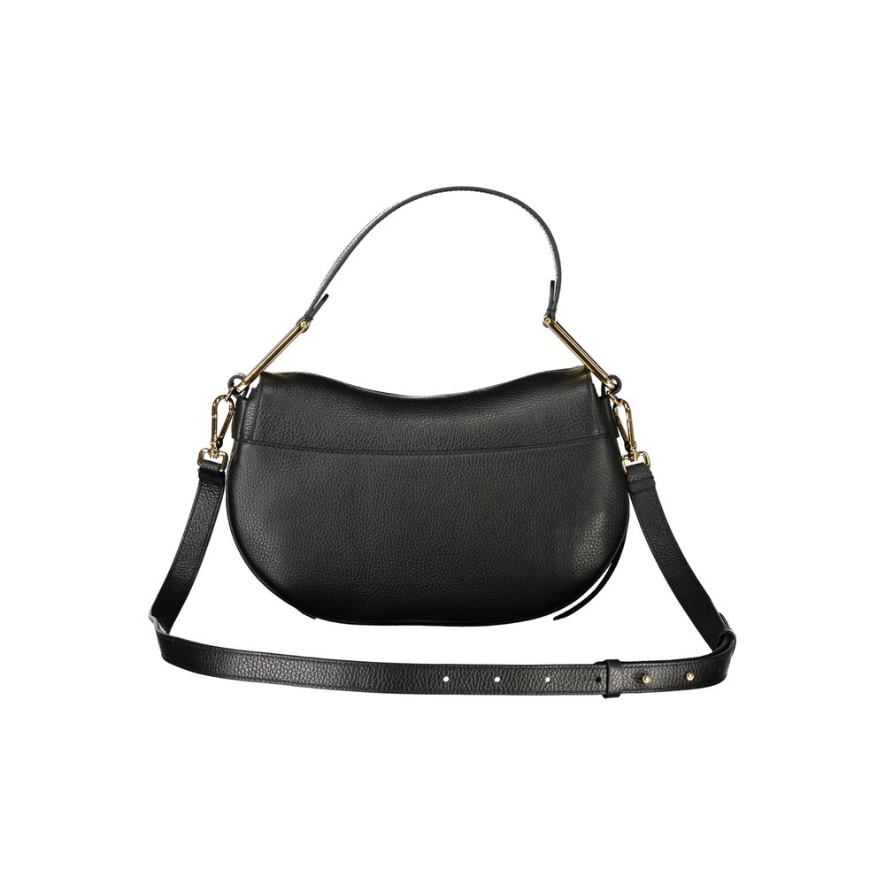 Black Leather Women Handbag Coccinelle