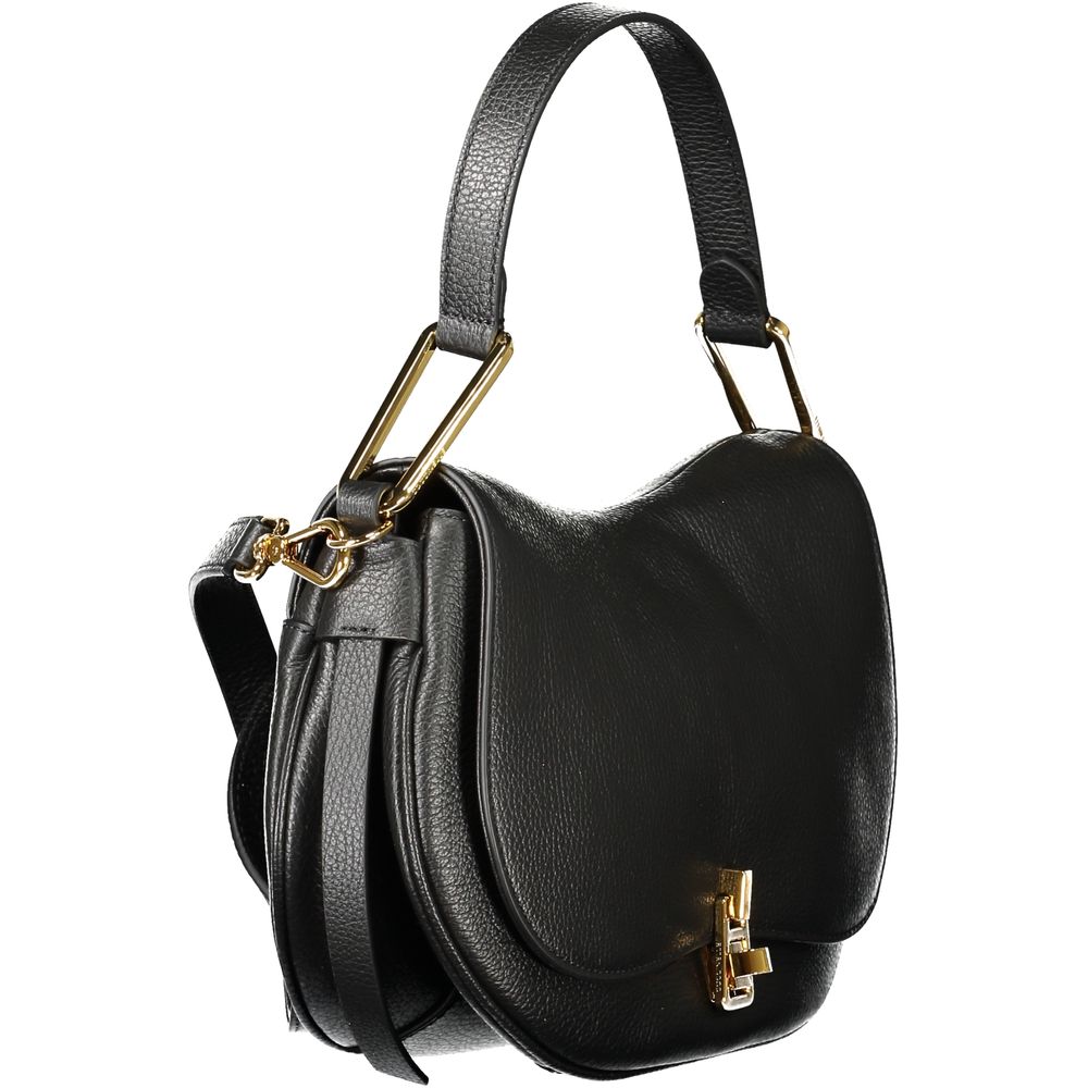 Black Leather Women Handbag Coccinelle