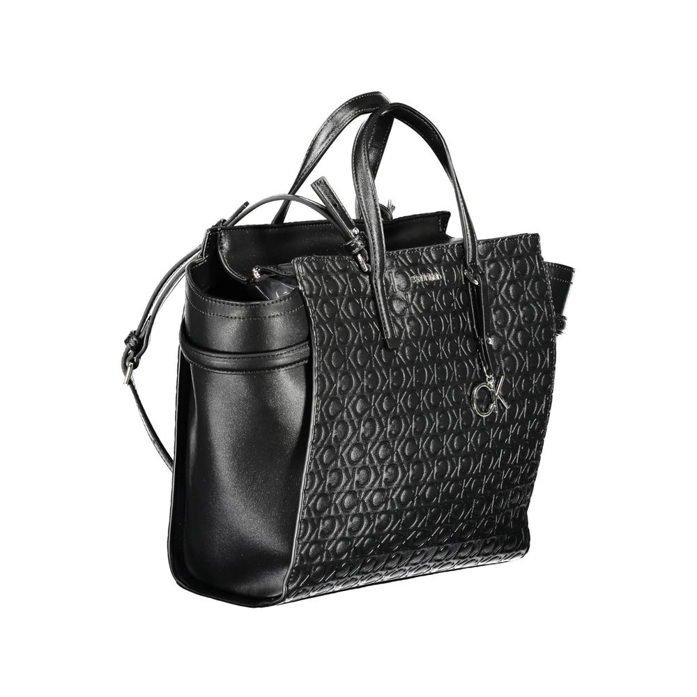 Black Polyester Women Handbag Calvin Klein