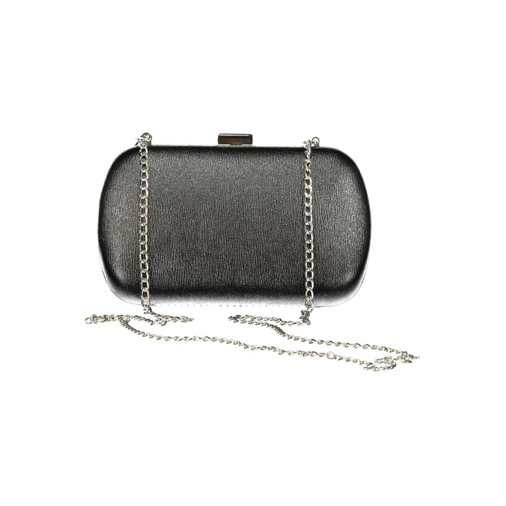 Black Polyethylene Women Handbag Mario Valentino
