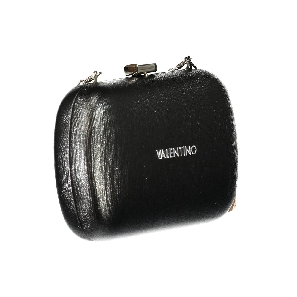 Black Polyethylene Women Handbag Mario Valentino