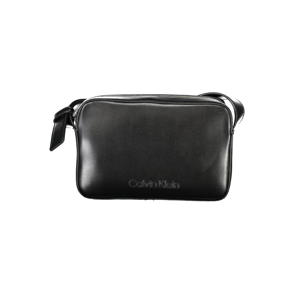 Black Polyester Women Handbag Calvin Klein