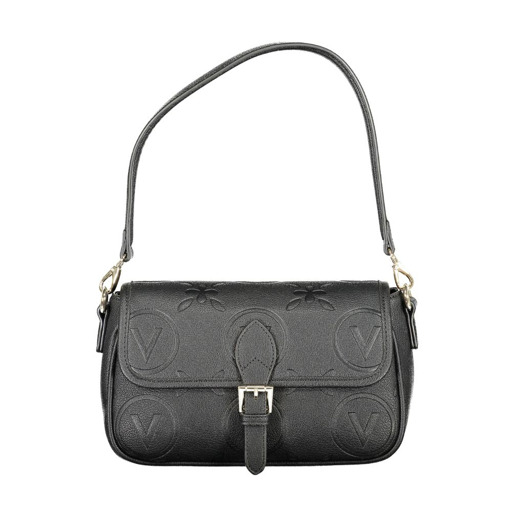 Black Polyethylene Women Handbag Mario Valentino