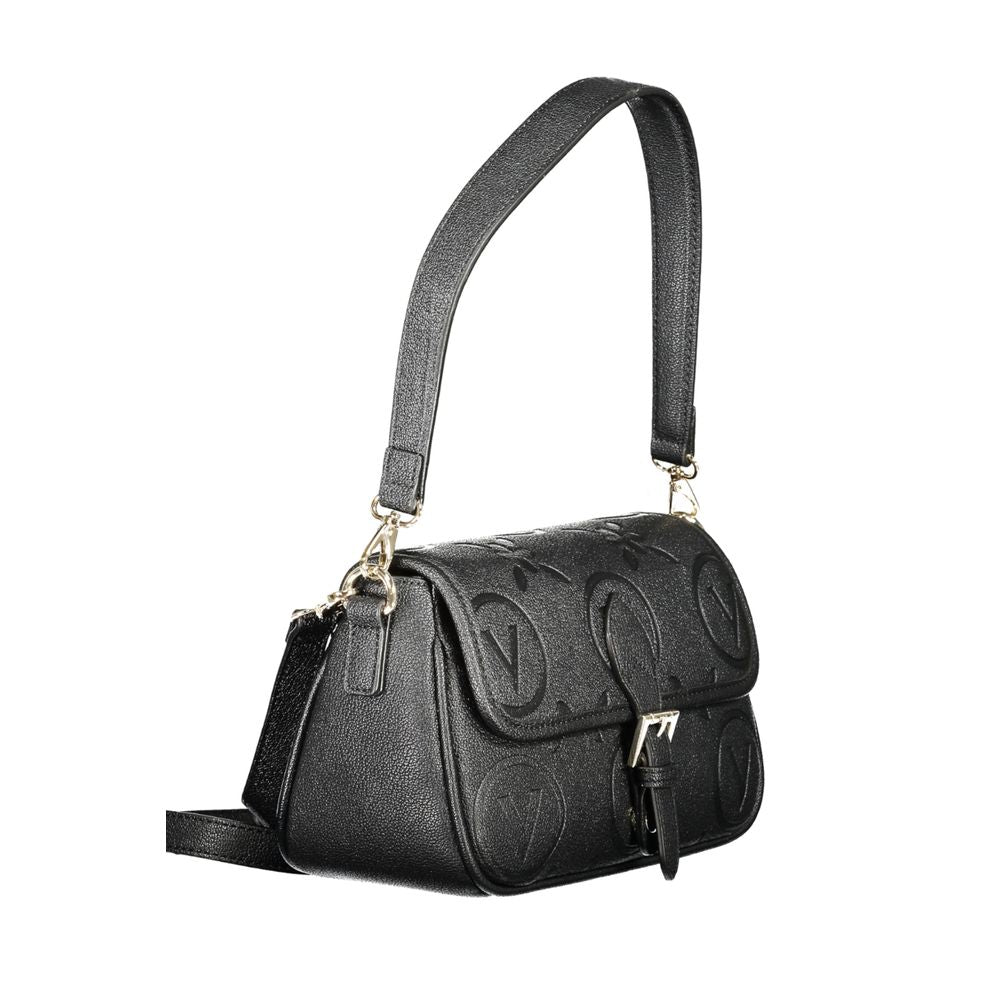 Black Polyethylene Women Handbag Mario Valentino