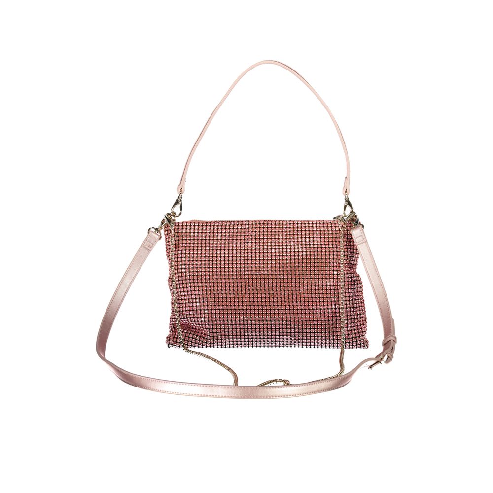 Pink Polyester Women Handbag Mario Valentino
