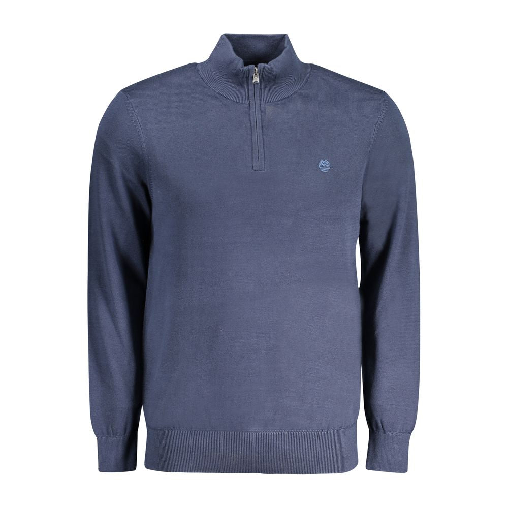 Blue Cotton Men Sweater Timberland