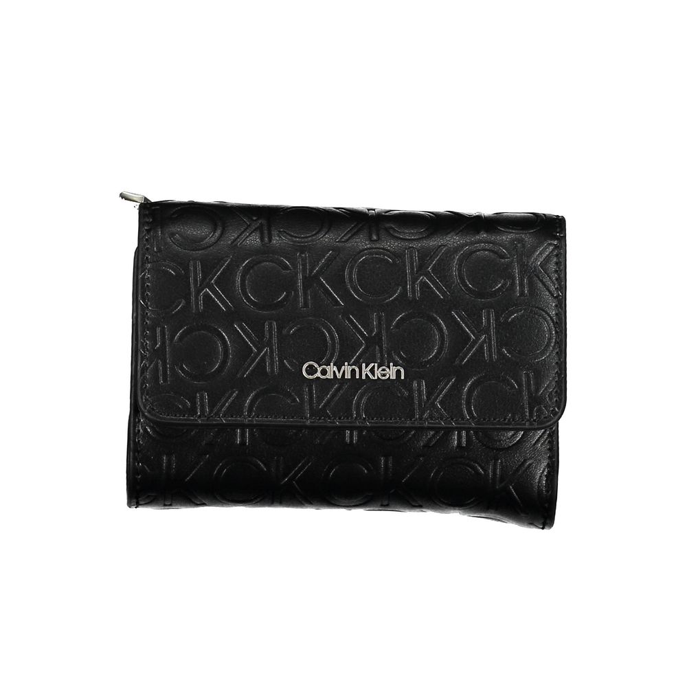 Black Polyethylene Women Wallet Calvin Klein