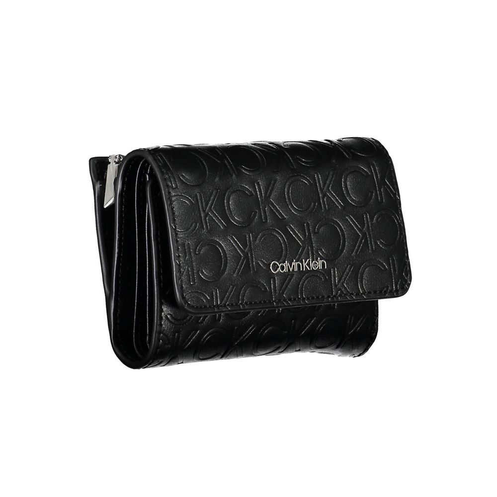 Black Polyethylene Women Wallet Calvin Klein